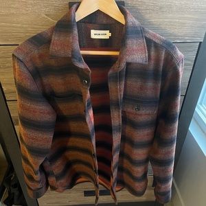 Taylor Stitch Moto Utility Shirt ; Sunset Stripe